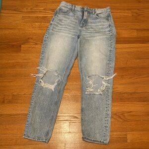 Size 4 ripped mom jean from American Eagle Outfiters